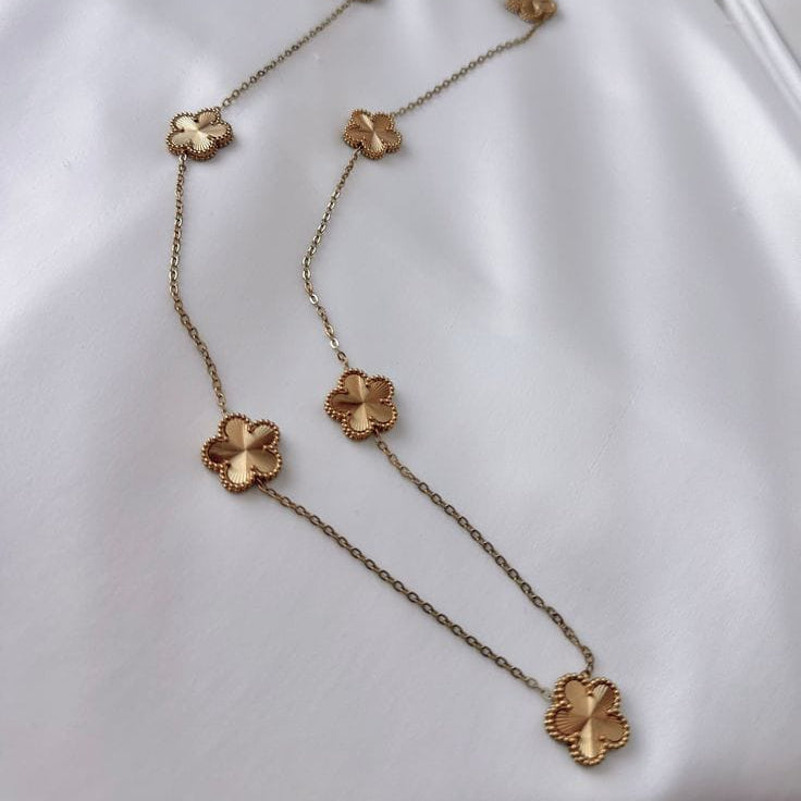 Golden Clover Necklace