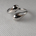 Silver Water Drop Ring