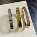 Set Of 3 Cartier Stone Bracelet